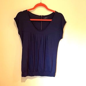 Ann Taylor Loft navy top